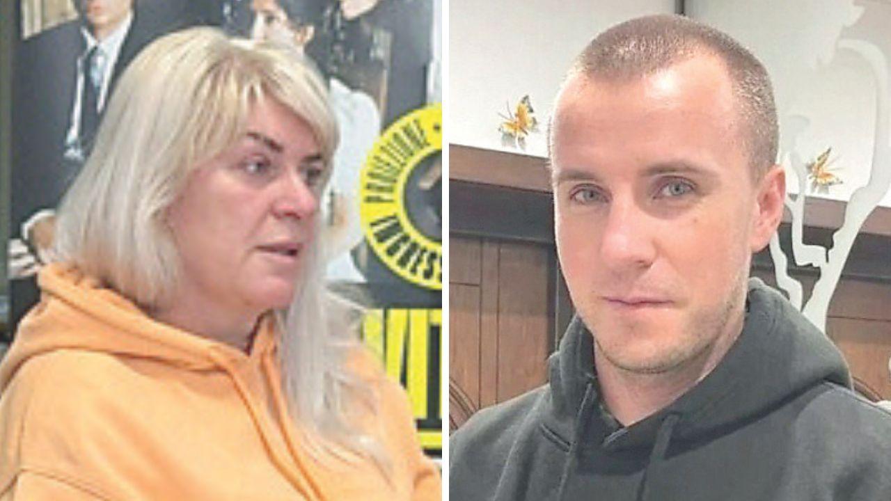 
	Liya e il figlio Dmytro&nbsp;

