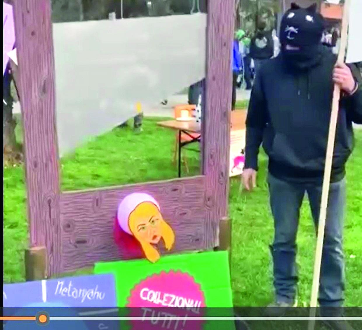 Ghigliottina con Meloni a Carnevale, Tarquini fa denuncia in Procura