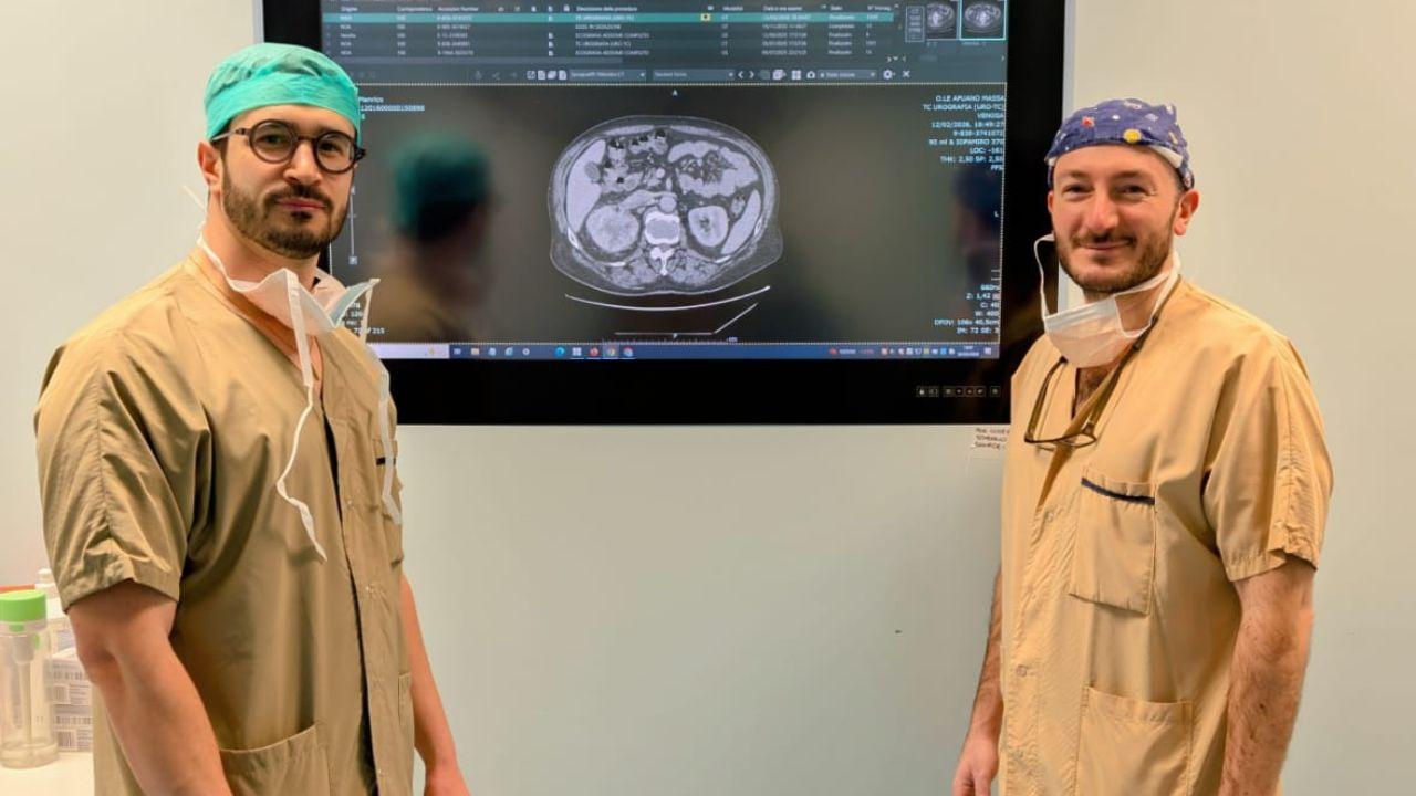 I dottori Luca Mosillo e Iacopo Meneghetti