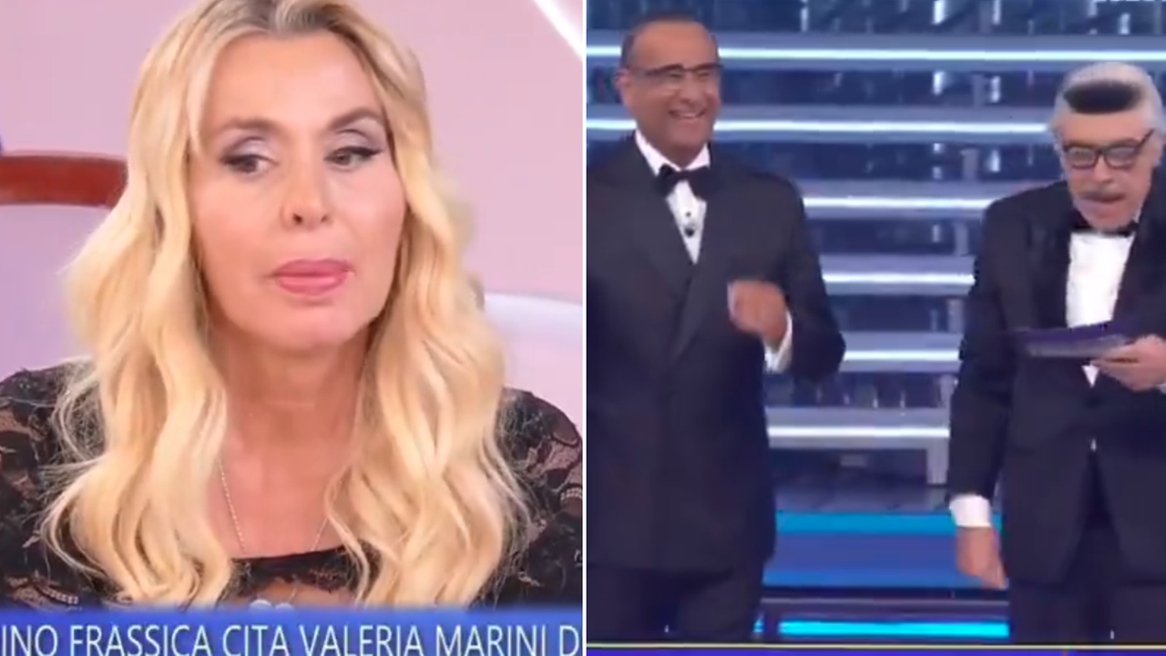 Valeria Marini scoppia in lacrime in diretta Tv: «Le battute di Nino Frassica mi hanno profondamente ferita» – Cosa è successo