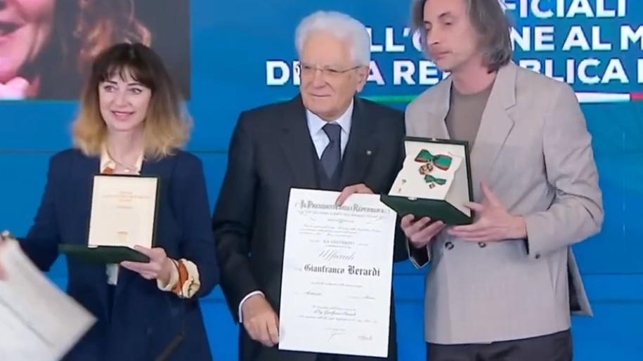 Casolari e Berardi premiati da Mattarella