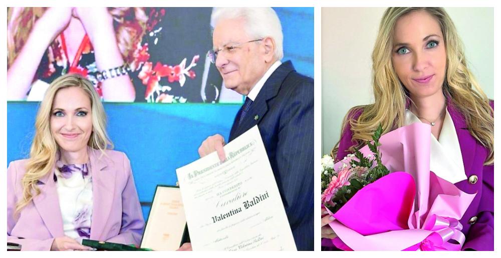 Valentina è Cavaliere del Lavoro: «Io, più forte della mia malattia»