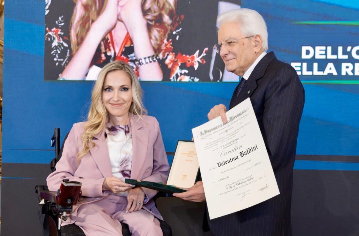 
	Valentina Baldini premiata da Mattarella

