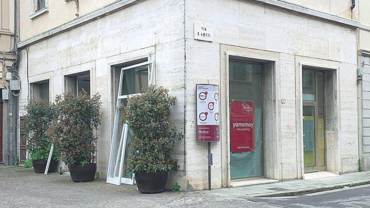 Il negozio Galletti in centro a Pontedera 