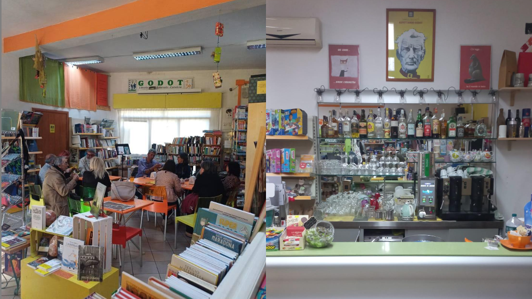 Al caffè letterario Nuova Godot cultura e sostegno alle produzioni locali