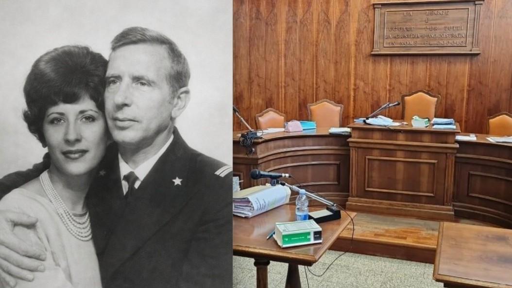 Il sottufficiale con la moglie 