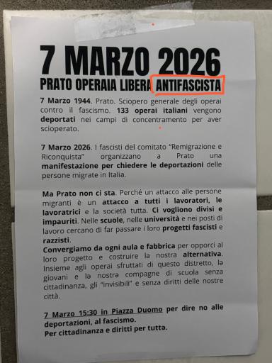
	Il volantino che ha scandalizzato l'ex consigliere leghista

