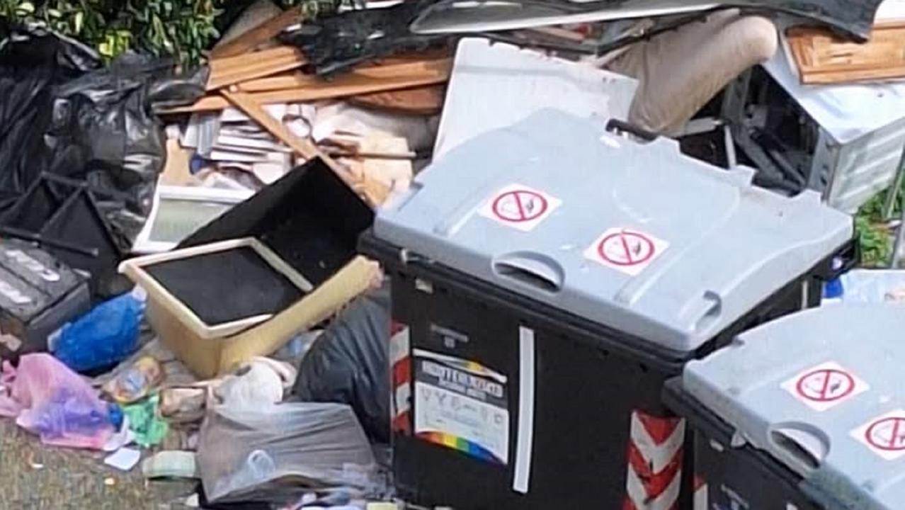 La discarica di via Giordano Bruno