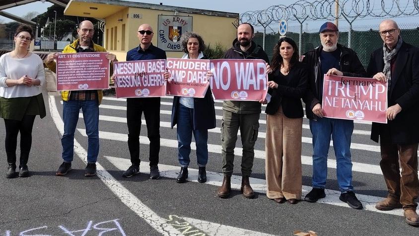 Un momento del presidio