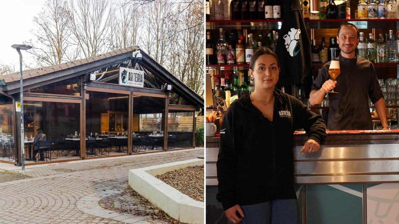 Il chiosco Arterìa nel parco Rio Gamberi