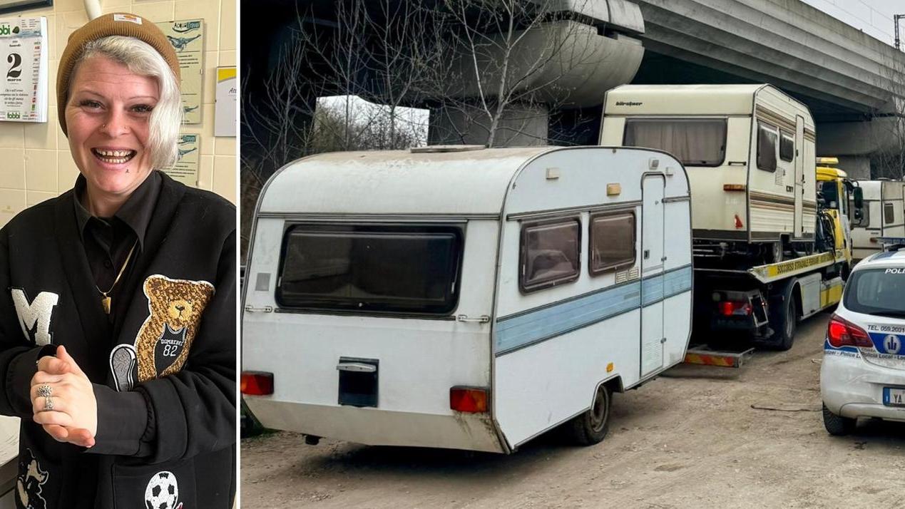 Francesca Motolese (Eurocamping Service Modena) e lo sgombero