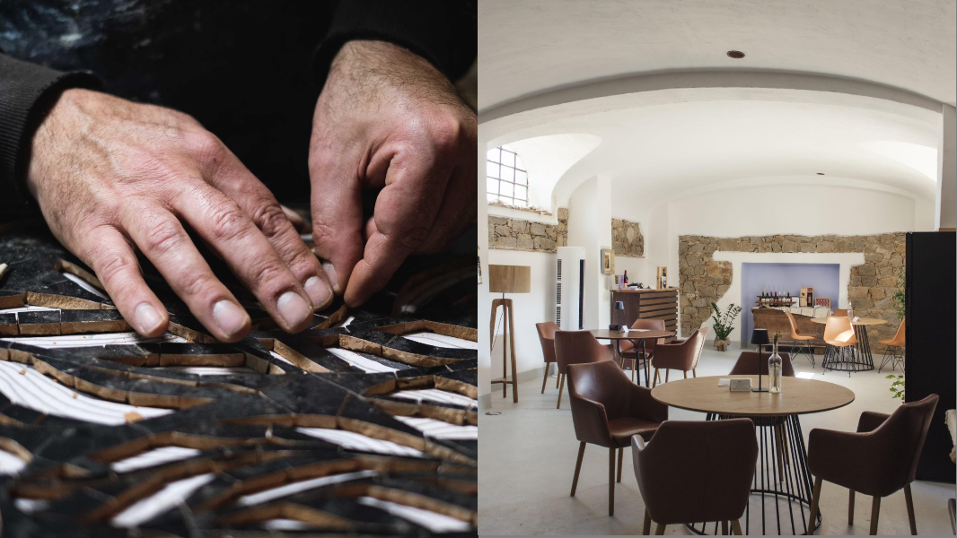 La cantina diventa spazio espositivo: in mostra i mosaici di Luca Mura – Info e date