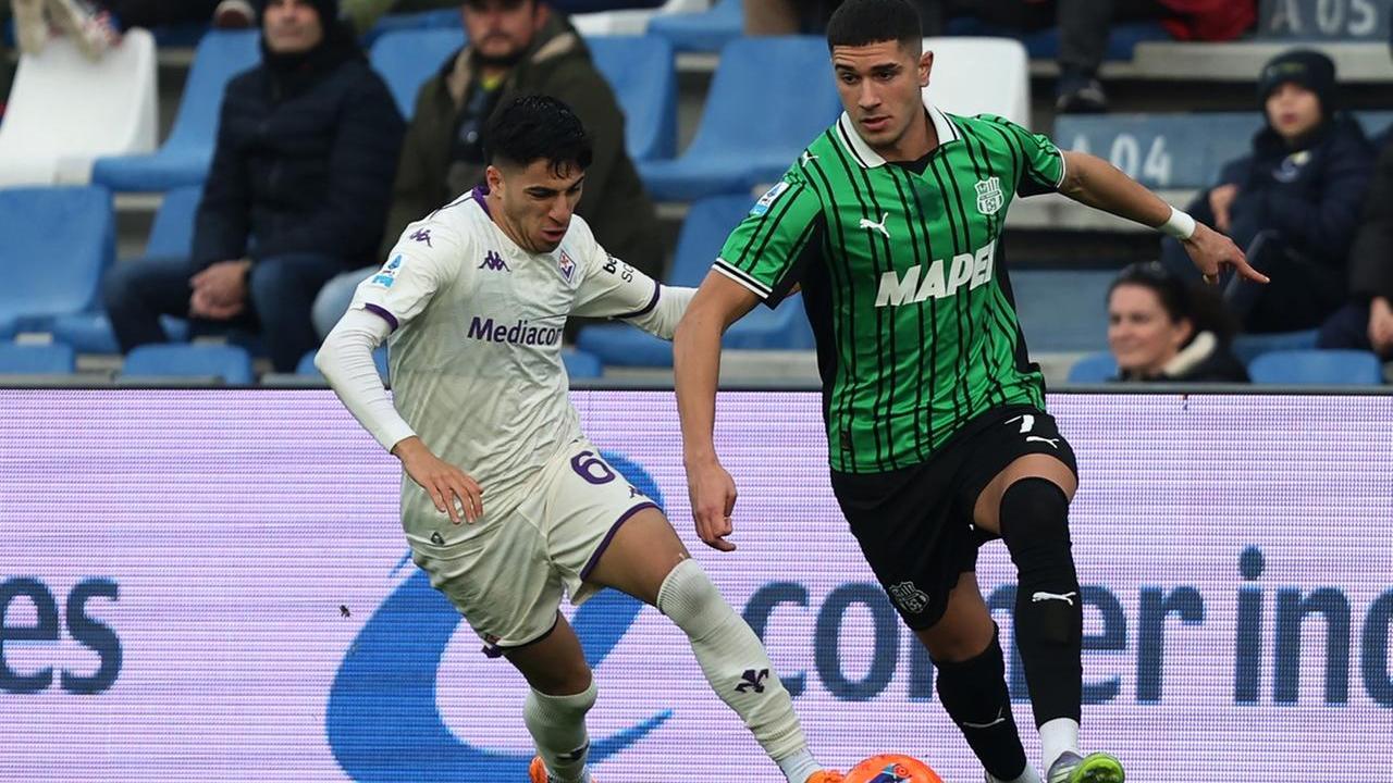 Cristian Volpato in Sassuolo-Fiorentina