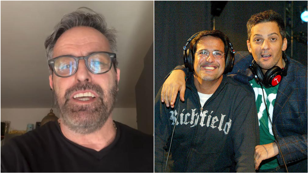 Marco Baldini e il conduttore radiofonico con Fiorello