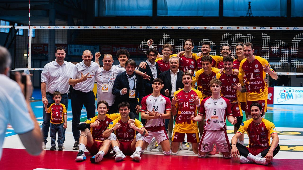 Conad Reggio Emilia vola in finale di Coppa Italia A3, Sabaudia va ko
