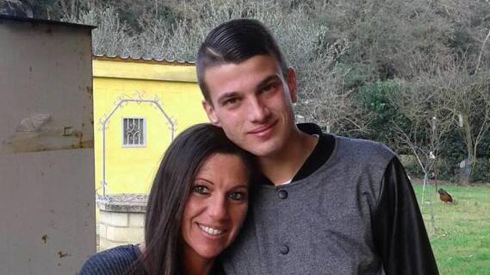 Erika Terreni col figlio Denny Magina