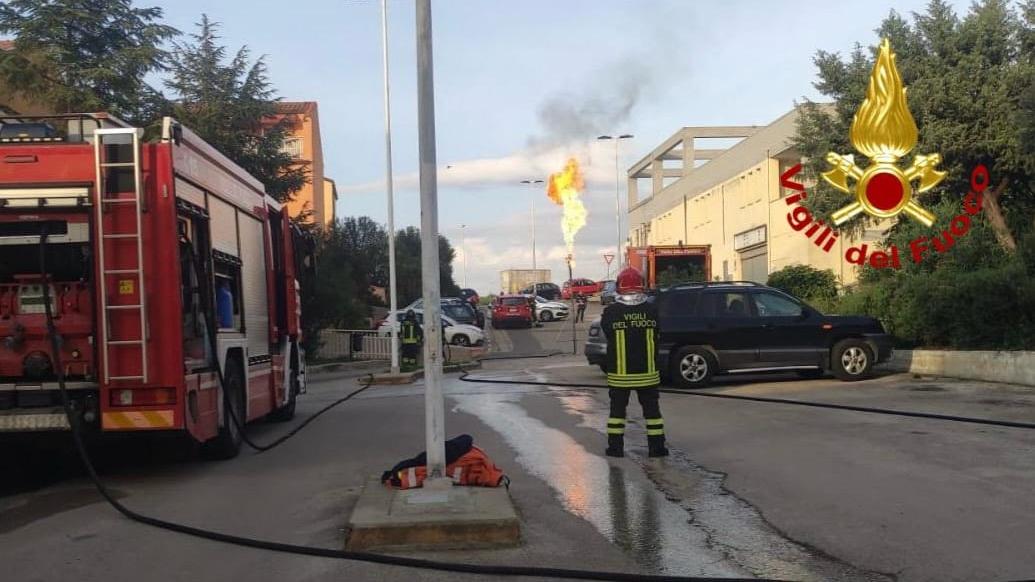 Momenti di paura a Sassari per una perdita di gas: cosa è successo