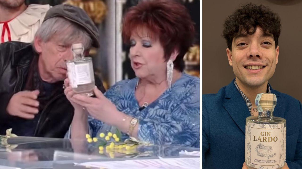 Pecchia e un momento della trasmissione (da Nove)