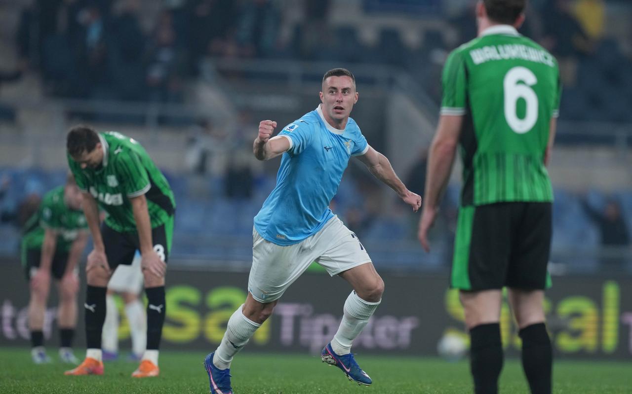 
	Marusic esulta dopo il gol vittoria

