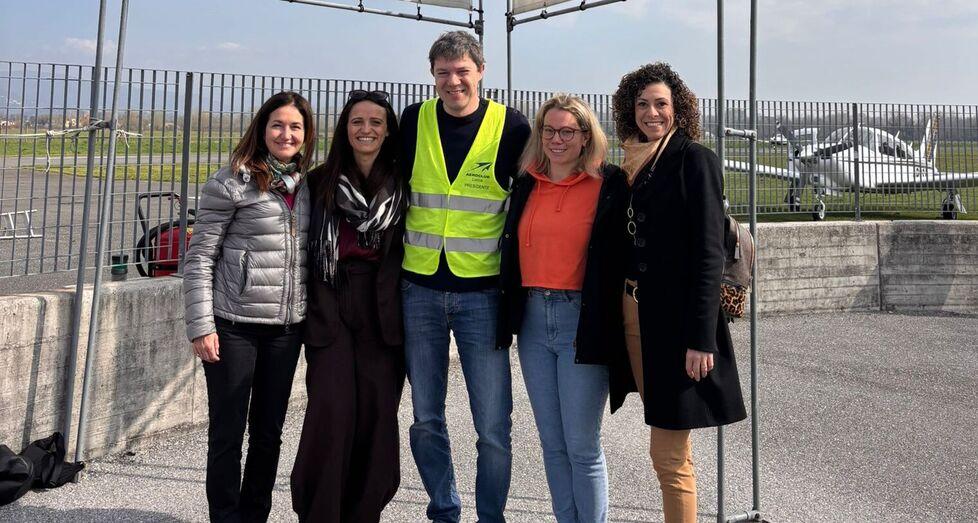 
	Da sinistra Sara Lorenzetti, Maddalena Mauriello, Lorenzo Rossi, Nicole Benetazzo e Benedetta Romani

