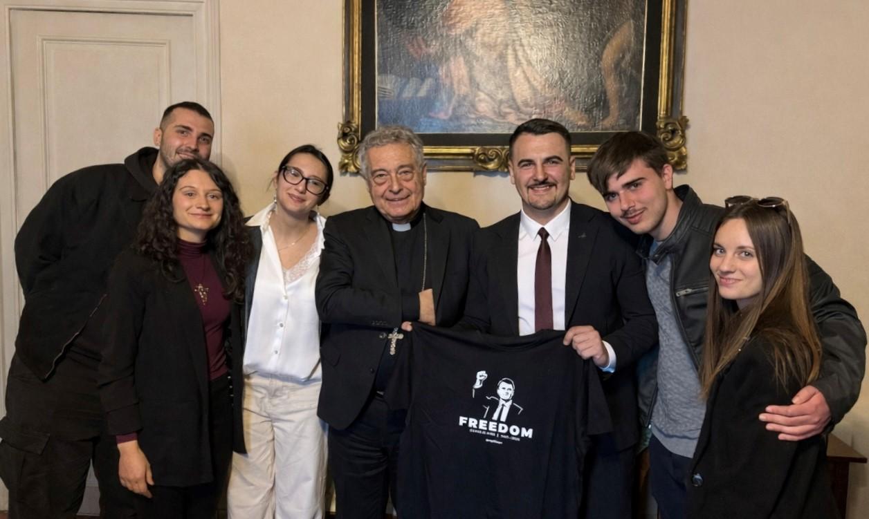 
	L'incontro tra la delegazione della Lega e il vescovo Nerbini

