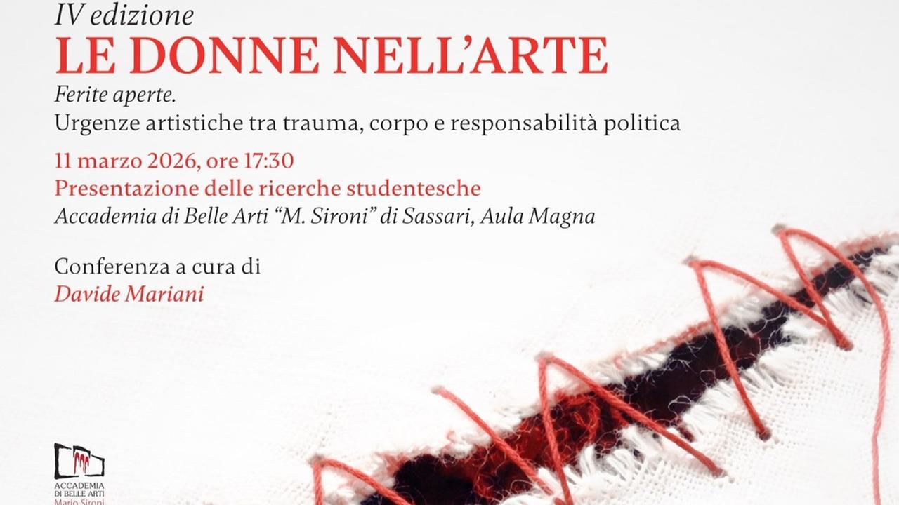 A Sassari le “Ferite aperte” delle donne nell’arte