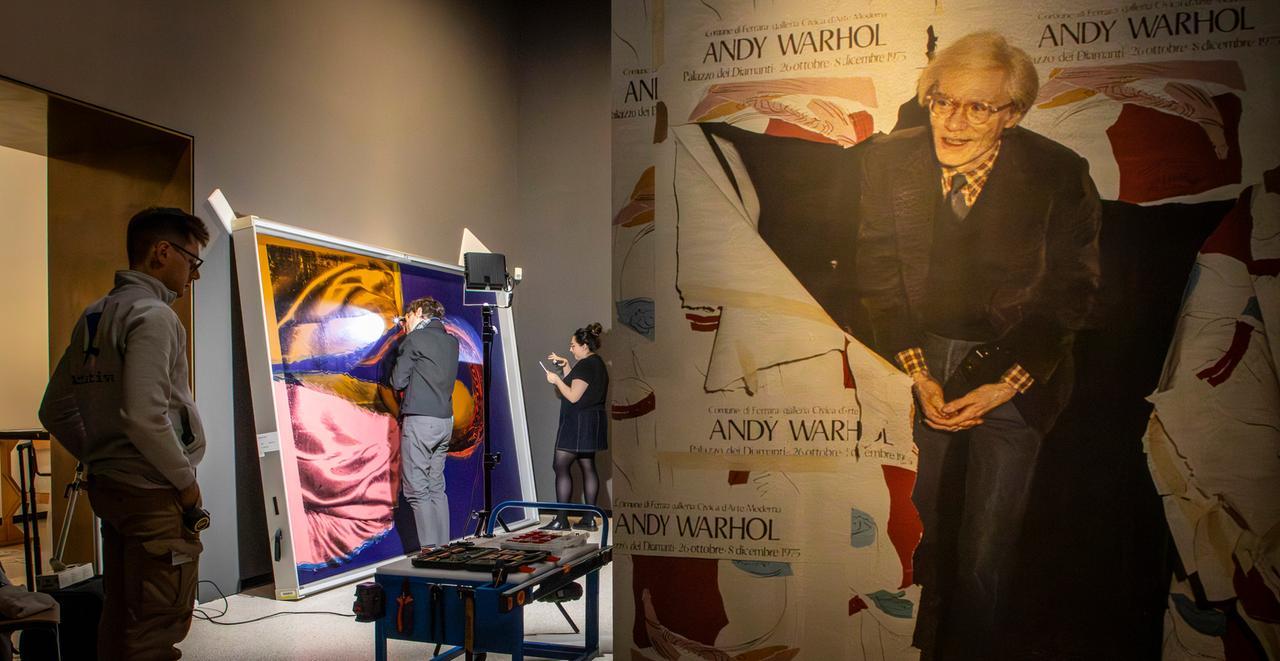 
	Allestimento a Palazzo dei Diamanti (foto Andrea Forlani)

