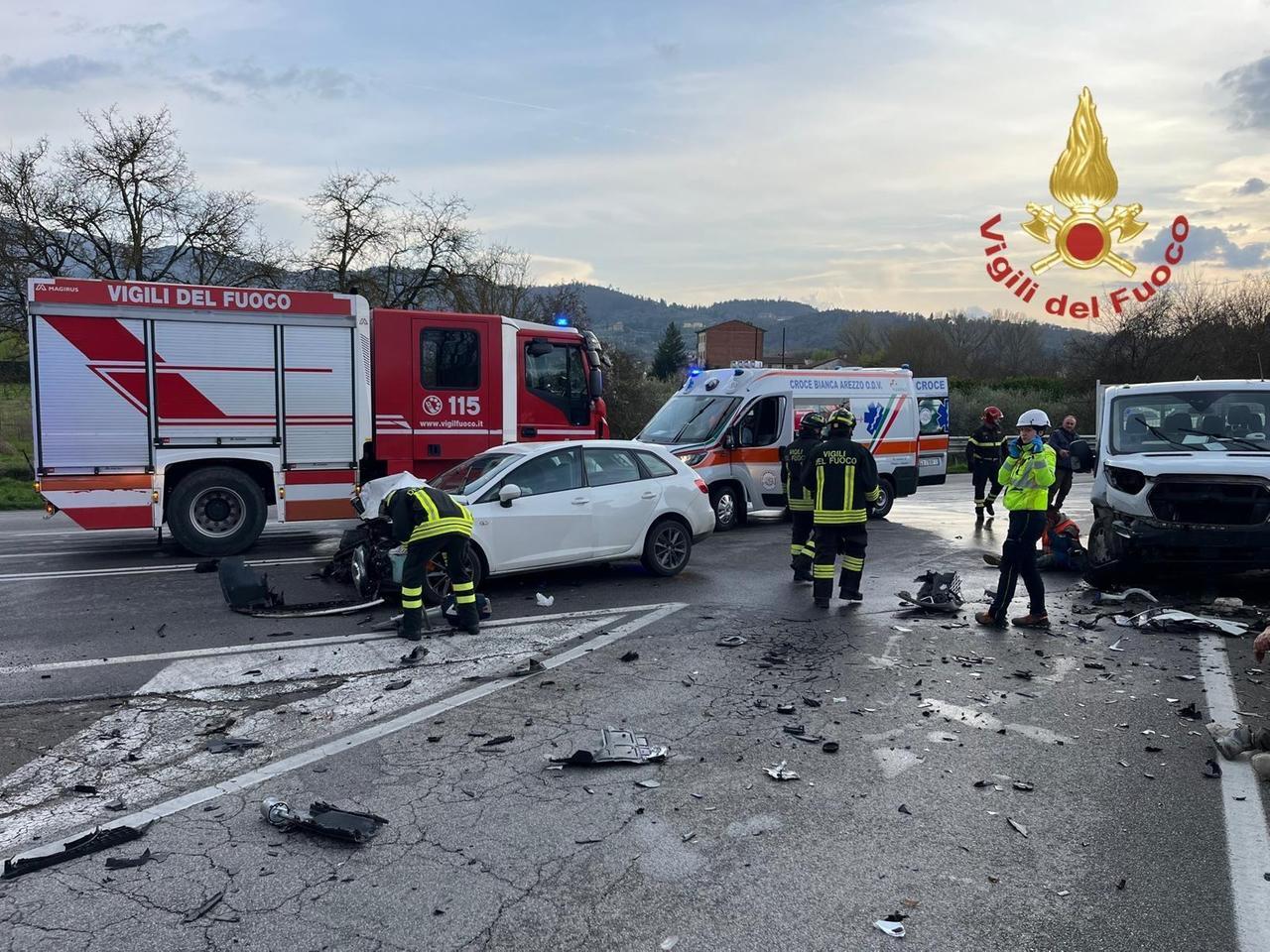 
	I mezzi coinvolti nell'incidente

