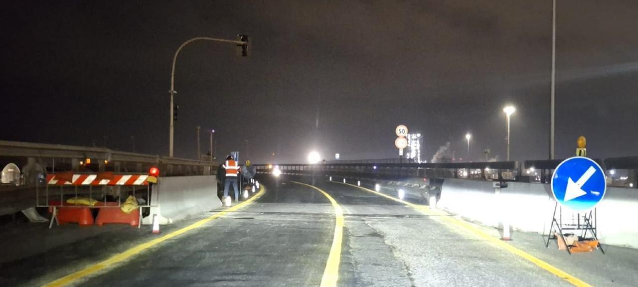 Livorno, riaperto il ponte collassato sulla Fi-Pi-Li: stop ai Tir e limite a 30 chilometri orari