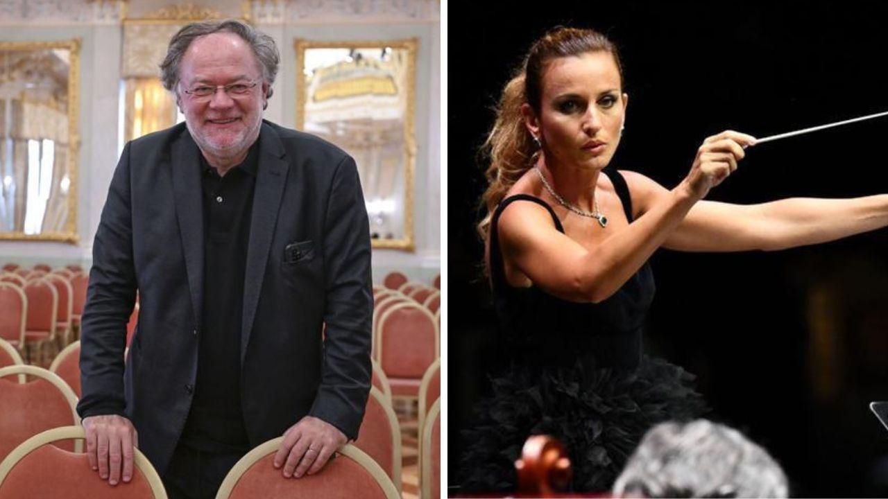 
	Il consigliere Alessandro Tortato (foto Facebook) e Beatrice Venezi

