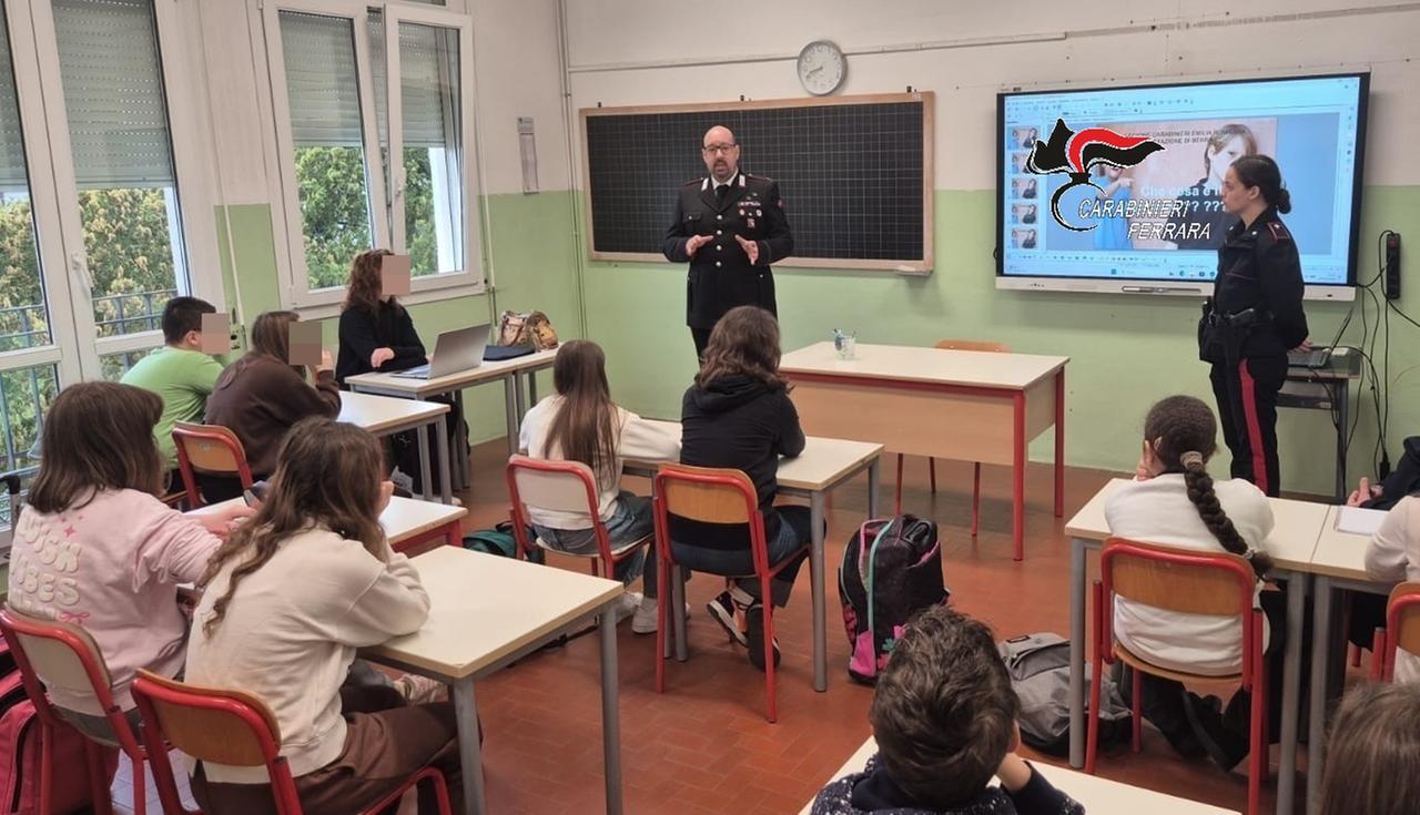 Tresigallo e Formignana, 200 studenti incontrano i carabinieri