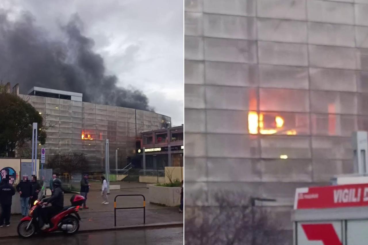 
	Alcune immagini dell'incendio (foto da Facebook)

