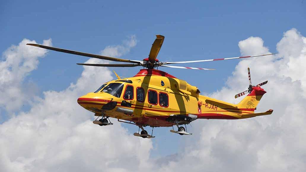 Sul posto l'elisoccorso (foto d'archivio)