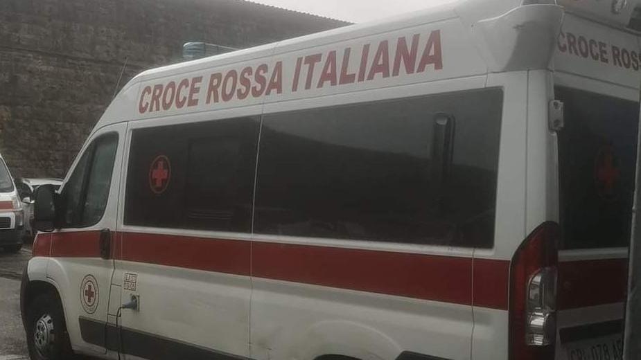 Un'ambulanza della Croce rossa (foto d'archivio)