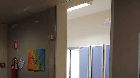 L'ingresso dell'ambulatorio