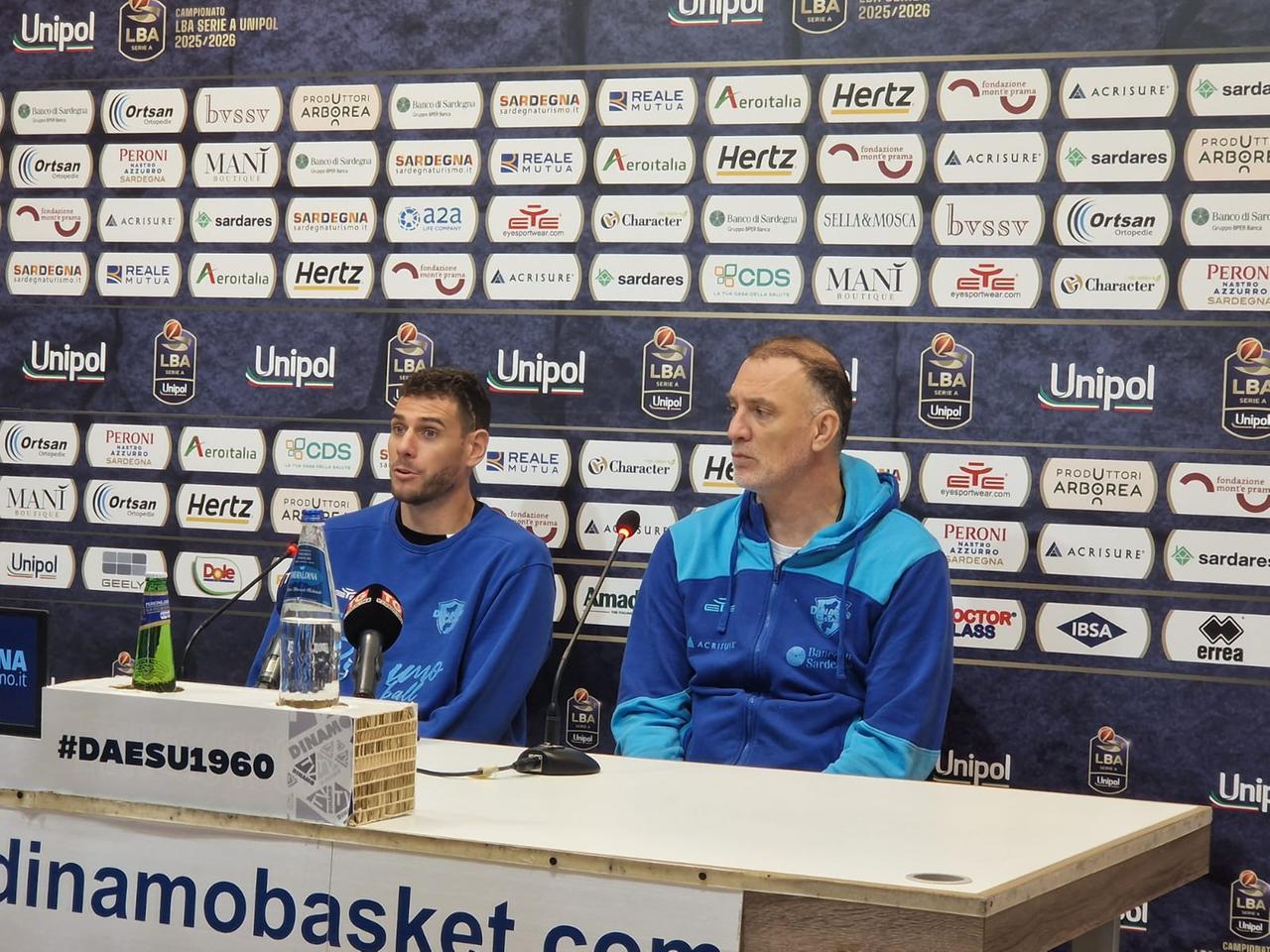 
	<strong>Marco Ceron</strong> e il coach <strong>Veljko Mrsic</strong>

