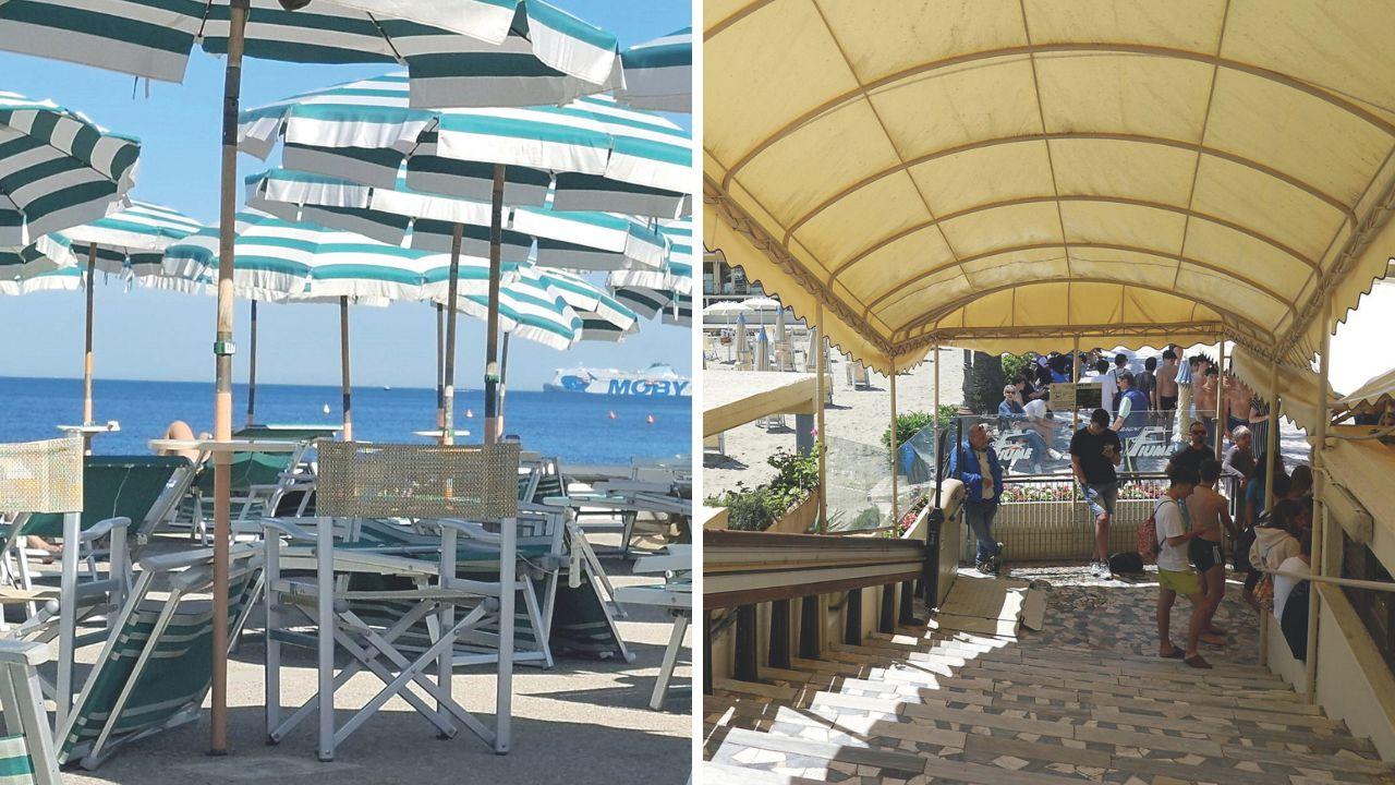 
	L&rsquo;ingresso dei Bagni Fiume e quello degli ex Pejani

