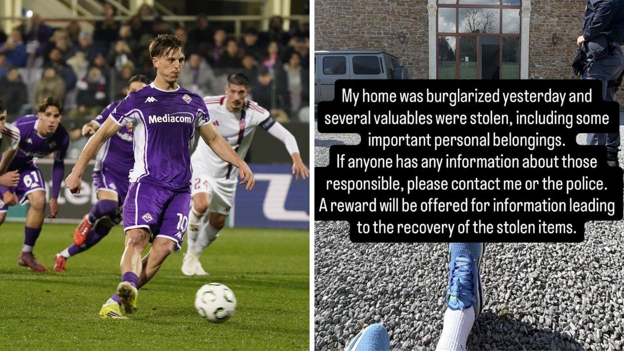 Il giocatore viola e il suo messaggio social