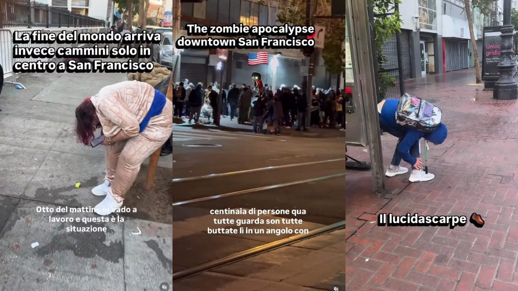 San Francisco e la piaga del fentanyl: gli effetti della “droga degli zombie” nei video virali di uno chef sardo
