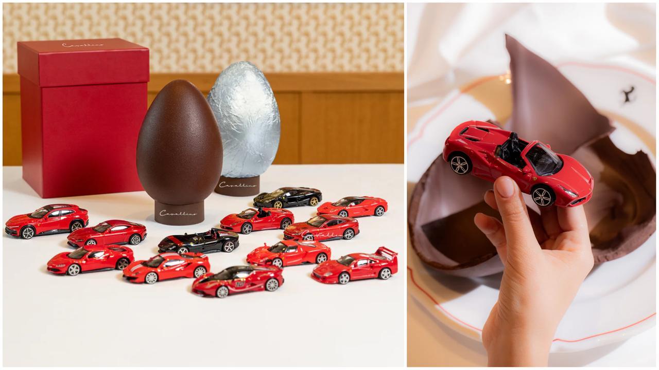 
	L'uovo di Pasqua del Cavallino con la sorpresina Ferrari

