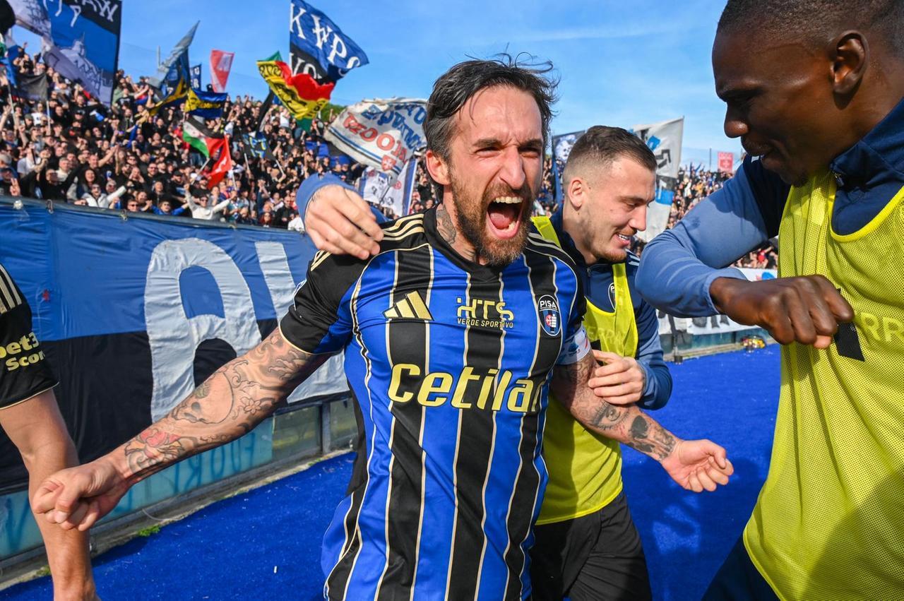 
	L'esultanza di Caracciolo (foto Stick)

