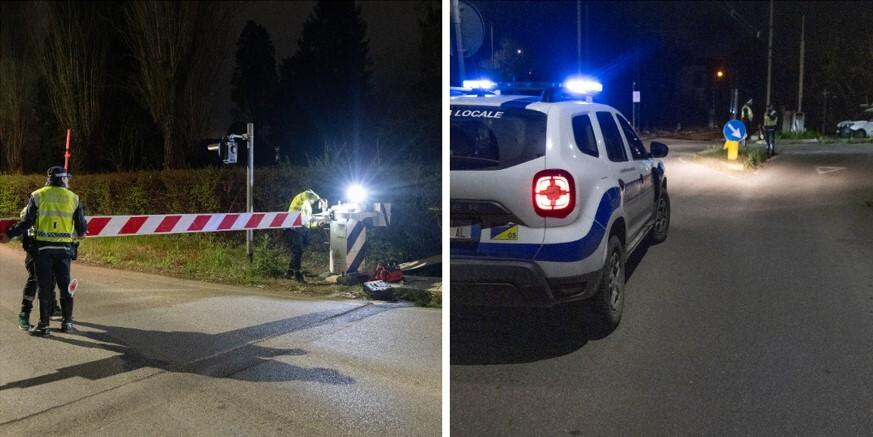Sbarre del passaggio a livello rotte. Treni fermi, arriva la polizia locale di Modena