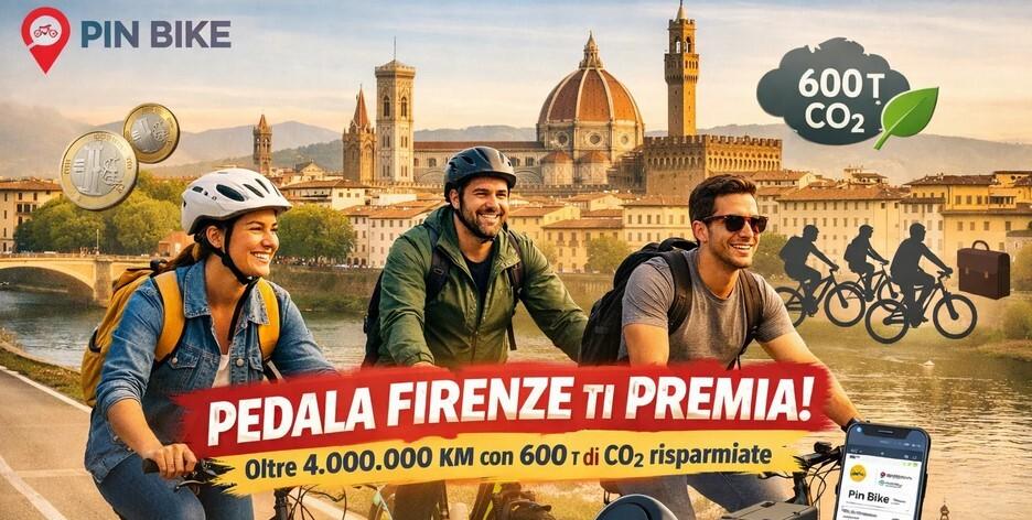 
	L'infografica realizzata dal Kyoto Club sui risultati di &ldquo;Pedala, Firenze ti premia&rdquo;

