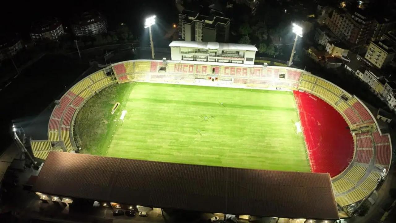 Lo stadio Ceravolo di Catanzaro