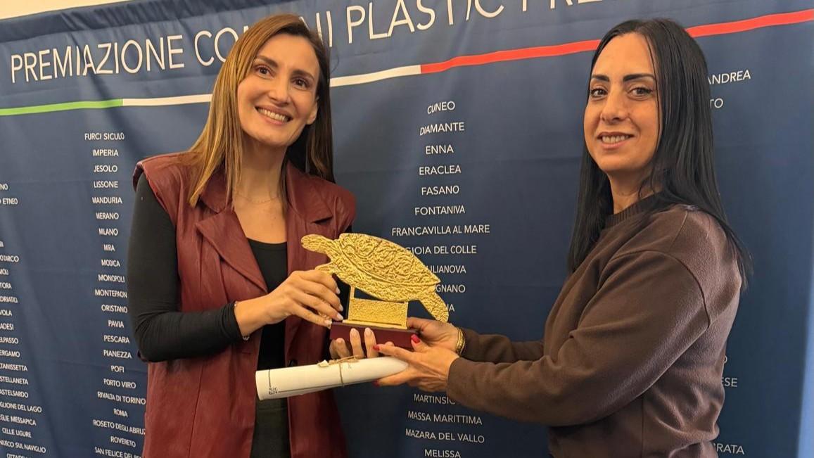 Olbia premiata con la “Tartaruga plastic free” per la tutela del mare