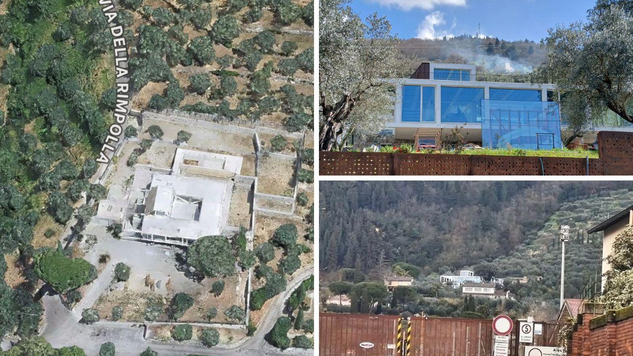 
	Tre immagini della villa in costruzione sulla Calvana

