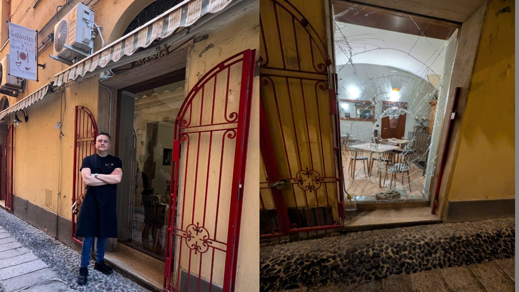 Sassari, terza spaccata in nove anni: «Il mio bar distrutto per pochi euro» – parla il titolare del Gusta Vinho’s