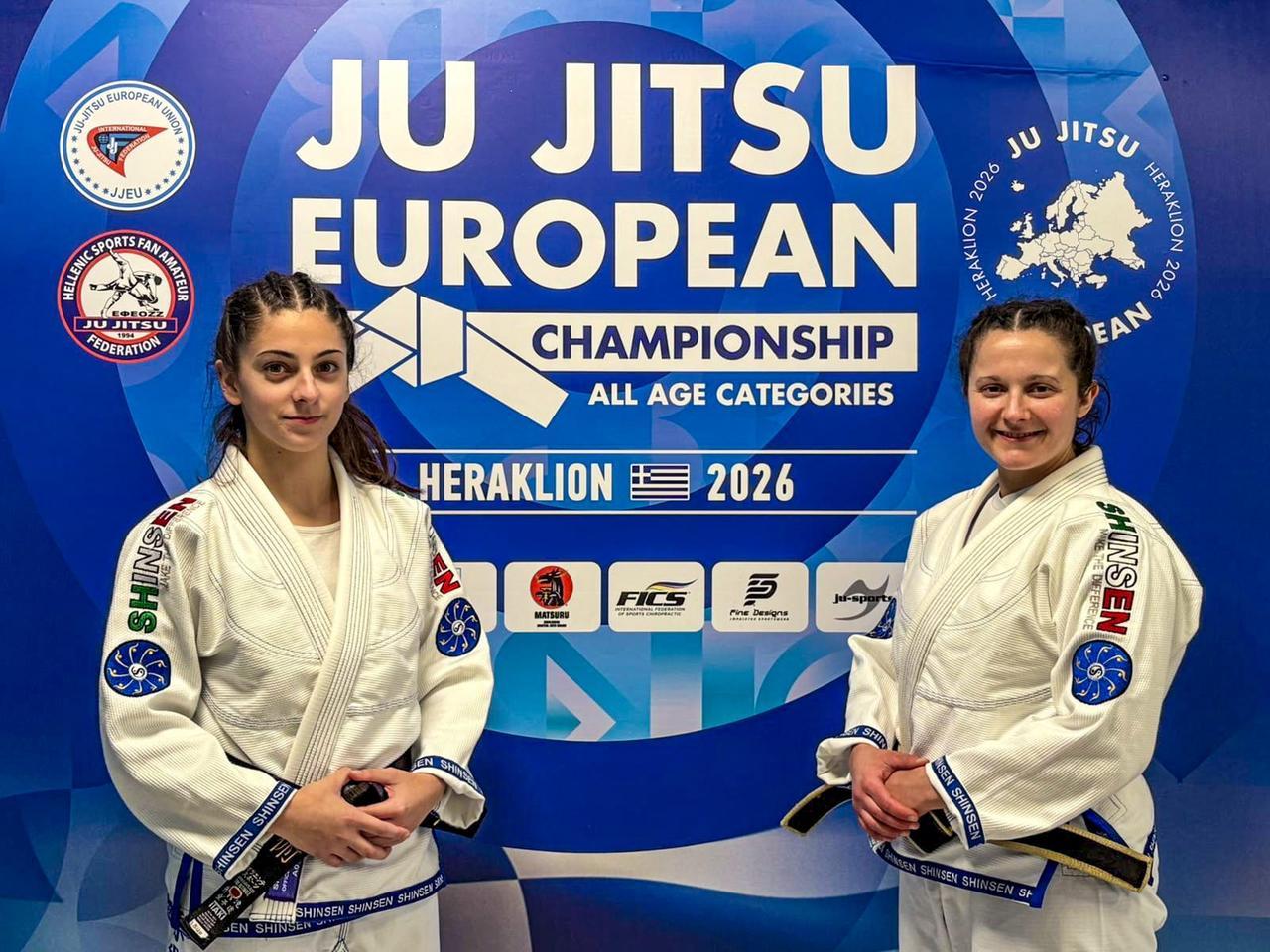 
	Giada Paganini e Giulia Plumitallo della Shinsen agli Europei di Heraklion (Grecia)

