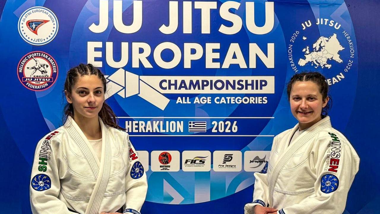 Giada Paganini e Giulia Plumitallo della Shinsen agli Europei di Heraklion (Grecia)