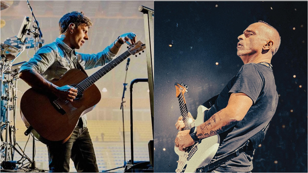 Tour mondiale di Eros Ramazzotti, sul palco c’è un chitarrista sardo - ecco chi è